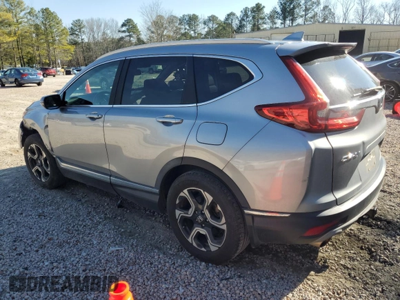 2018 Honda CR-V Touring with VIN 7FARW1H98JE039571, listed as a Copart auction lot 43695965 with 85,162 mi miles and Salvage Title. Bid and sale history available at DreamBid. Image 2.