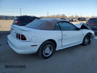 1998 Ford Mustang with VIN 1FAFP4440WF160806, listed as a Copart auction lot 42334235 with 82,105 mi miles and Salvage Title. Bid and sale history available at carsss.com. Image 3.