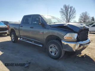 2011 Ram 2500 Laramie with VIN 3D7UT2CL3BG619979, listed as a Copart auction lot 46931825 with 163,527 mi miles and Salvage title. Bid and sale history available at DreamBid. Image 4.