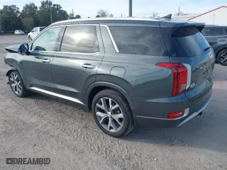 2022 Hyundai Palisade Limited with VIN KM8R5DHE5NU345813, listed as a IAAI auction lot 41327006 with 75,169 mi miles. Bid and sale history available at carsss.com. Image 3.