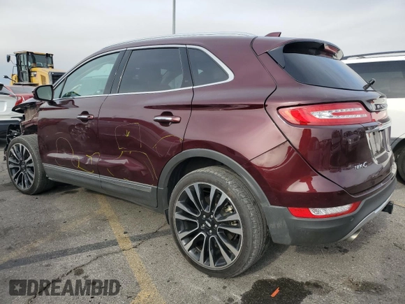 2019 Lincoln MKC Reserve with VIN 5LMTJ3DH8KUL21252, listed as a Copart auction lot 42289075 with 56,309 mi miles and Salvage Title. Bid and sale history available at DreamBid. Image 2.
