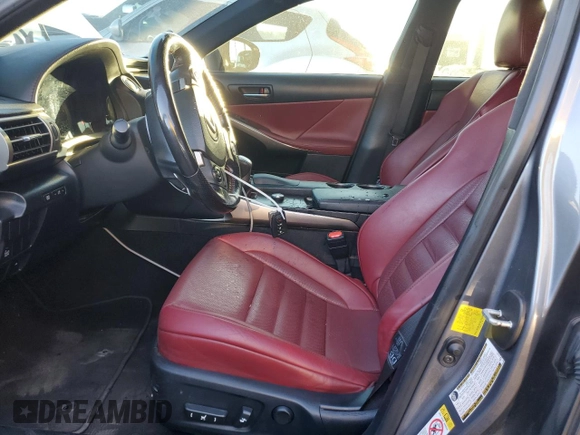 2016 Lexus IS 200t with VIN JTHBA1D25G5038312, listed as a Copart auction lot 44043785 with 112,824 mi miles and Salvage Title. Bid and sale history available at DreamBid. Image 7.
