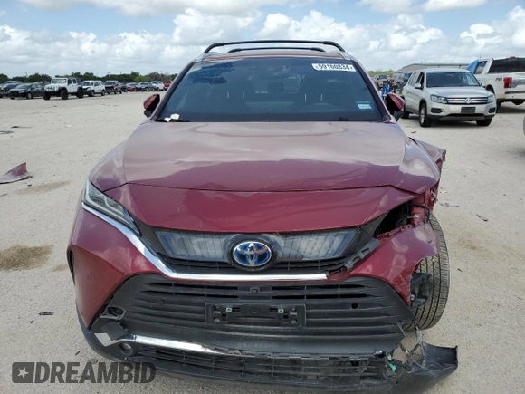 2023 Toyota Venza LE with VIN JTEAAAAH5PJ121554, listed as a Copart auction lot 59160834 with 12,107 mi miles and Salvage Title. Bid and sale history available at carsss.com. Image 5.