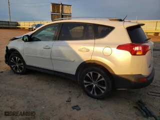 2015 Toyota RAV4 Limited with VIN 2T3DFREV0FW311571, listed as a Copart auction lot 44394355 with 214,563 mi miles and Salvage Title. Bid and sale history available at carsss.com. Image 2.