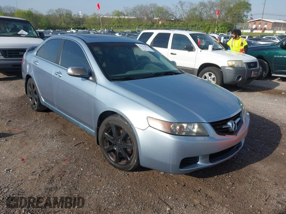 2004 Acura TSX with VIN JH4CL96844C030143, listed as a IAAI auction lot 42035820 with 216,588 mi miles. Bid and sale history available at carsss.com. Image 1.
