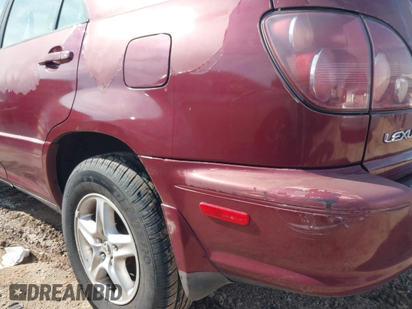 2000 Lexus RX 300 with VIN JT6GF10U6Y0076976, listed as a IAAI auction lot 41455609 with 293,626 mi miles and . Bid and sale history available at DreamBid. Image 6.