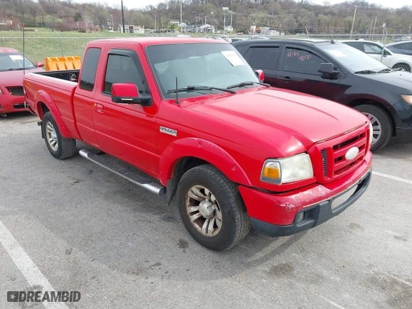 2007 Ford Ranger STX with VIN 1FTYR44E57PA43143, listed as a IAAI auction lot 41867669 with 566,946 mi miles. Bid and sale history available at carsss.com. Image 1.