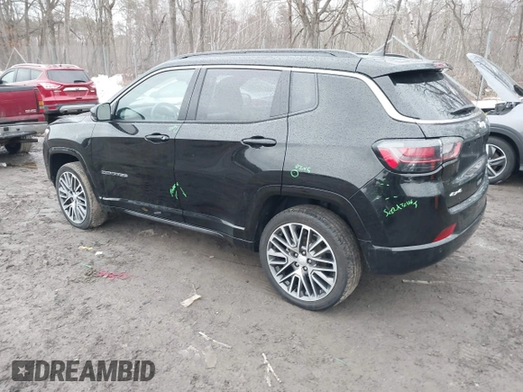2023 Jeep Compass Limited with VIN 3C4NJDCNXPT538459, listed as a IAAI auction lot 41717025 with 70,028 mi miles and . Bid and sale history available at carsss.com. Image 3.
