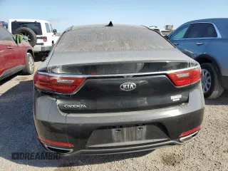 2017 Kia Cadenza Premium with VIN KNALB4J17H5073187, listed as a Copart auction lot 76198994 with 102,049 mi miles and Salvage Title. Bid and sale history available at carsss.com. Image 6.