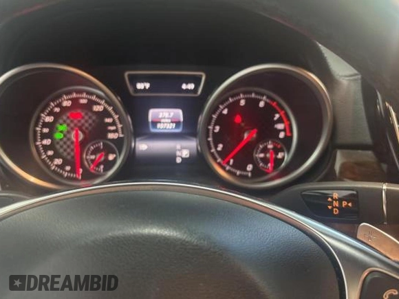 2016 Mercedes-Benz GLE 450 AMG with VIN 4JGED6EB3GA018208, listed as a Copart auction lot 65266435 with 107,321 mi miles and Clean title. Bid and sale history available at DreamBid. Image 8.
