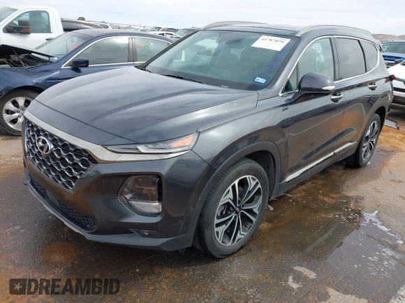 2020 Hyundai Santa Fe Limited with VIN 5NMS53AA8LH213608, listed as a IAAI auction lot 41787079 with 53,634 mi miles and . Bid and sale history available at DreamBid. Image 17.
