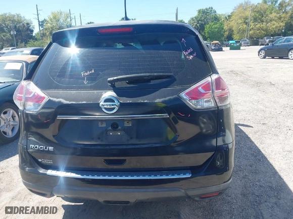 2016 Nissan Rogue SV with VIN KNMAT2MT9GP604627, listed as a IAAI auction lot 41763234 with 173646 miles. Bid and sale history available at carsss.com. Image 16.