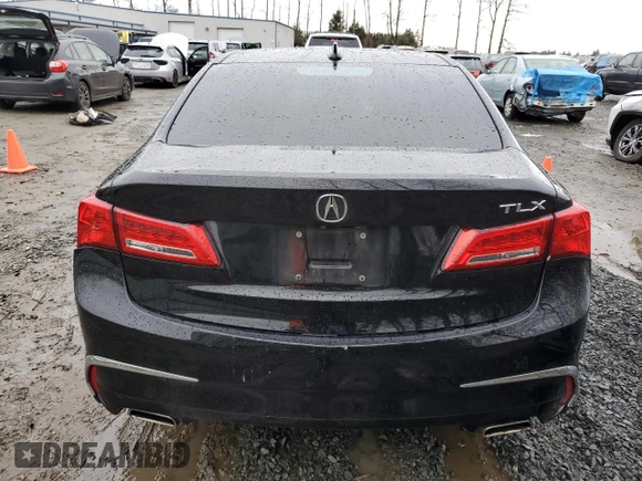 2018 Acura TLX w/Technology Pkg with VIN 19UUB2F58JA007690, listed as a Copart auction lot 87013584 with 136,048 mi miles and Salvage Title. Bid and sale history available at carsss.com. Image 6.