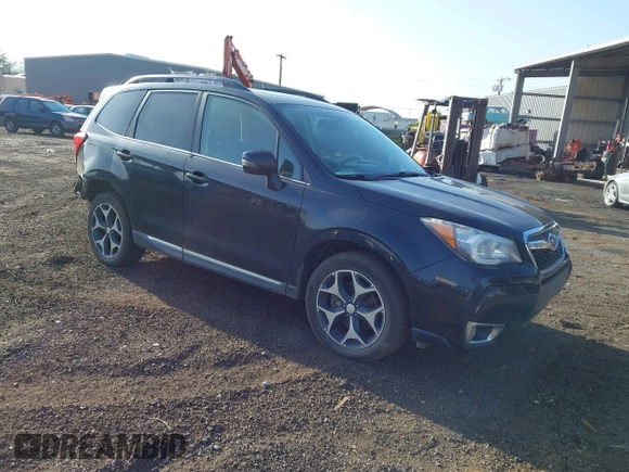 2015 Subaru Forester 2.0XT Touring with VIN JF2SJGUC0FH516972, listed as a IAAI auction lot 41483033 with 103,970 mi miles. Bid and sale history available at carsss.com. Image 1.