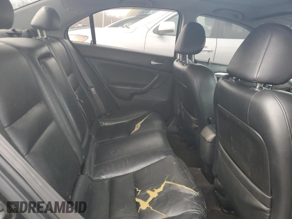 2008 Acura TSX Nav with VIN JH4CL96998C001476, listed as a Copart auction lot 46227835 with 194,014 mi miles and Salvage Title. Bid and sale history available at carsss.com. Image 10.