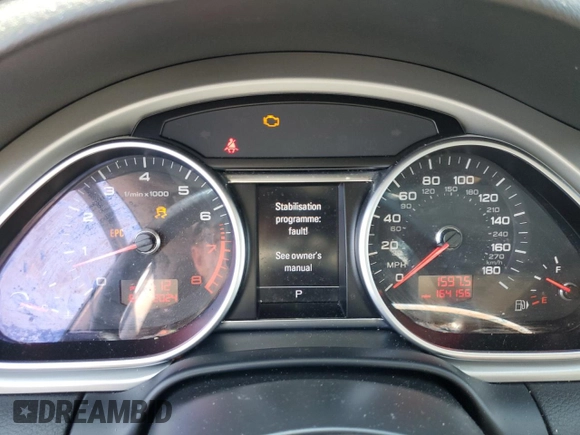 2011 Audi Q7 Premium Plus z VIN WA1LGAFE5BD005539, wystawiony jako Copart lot #59576094 z przebiegiem 164 156 mil mil oraz Nie do naprawy • Non repairable. Historia ofert i sprzedaży dostępna na DreamBid. Obrazek 9.