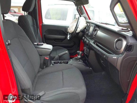 2020 Jeep Wrangler Unlimited Sport S z VIN 1C4HJXDN7LW281357, wystawiony jako IAAI lot #42363990 z przebiegiem 69 068 mil mil oraz . Historia ofert i sprzedaży dostępna na DreamBid. Obrazek 5.