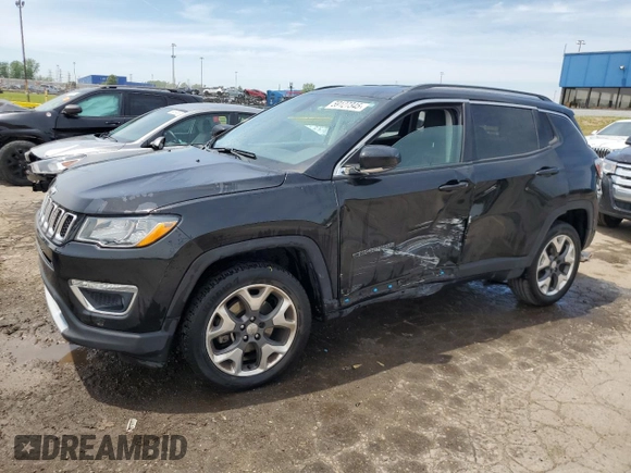2019 Jeep Compass Limited with VIN 3C4NJDCB0KT740855, listed as a Copart auction lot 59127345 with 41,968 mi miles and Clean title. Bid and sale history available at DreamBid. Image 1.