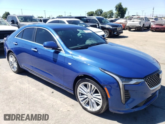 2024 Cadillac CT4 Premium Luxury z VIN 1G6DB5RK4R0102320, wystawiony jako Copart lot #68336344 z przebiegiem 8 558 mil mil oraz Szkoda całkowita • Salvage title. Historia ofert i sprzedaży dostępna na DreamBid. Obrazek 4.