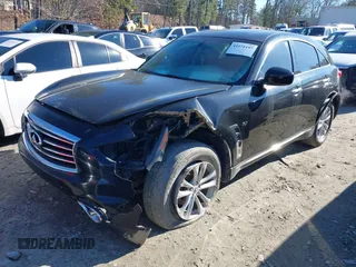 2016 Infiniti QX70 with VIN JN8CS1MW9GM752735, listed as a IAAI auction lot 41271197 with 165,269 mi miles and . Bid and sale history available at DreamBid. Image 14.