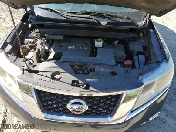 2015 Nissan Pathfinder SV with VIN 5N1AR2MM0FC668547, listed as a Copart auction lot 75198544 with 123,927 mi miles and Salvage Title. Bid and sale history available at carsss.com. Image 14.