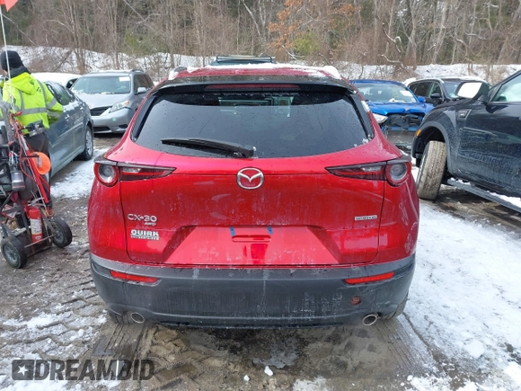 2024 Mazda CX-30 2.5 S Select Sport with VIN 3MVDMBBM2RM626546, listed as a IAAI auction lot 41547432 with 9,192 mi miles. Bid and sale history available at carsss.com. Image 16.