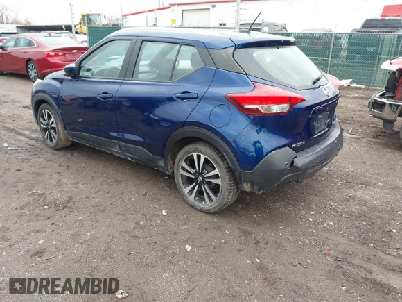 2020 Nissan Kicks SV with VIN 3N1CP5CV9LL520849, listed as a IAAI auction lot 41561346 with 89,018 mi miles. Bid and sale history available at carsss.com. Image 3.