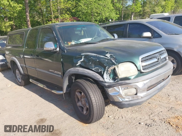 2000 Toyota Tundra SR5 with VIN 5TBBT4412YS082390, listed as a IAAI auction lot 42069302 with Not Provided miles and . Bid and sale history available at DreamBid. Image 1.