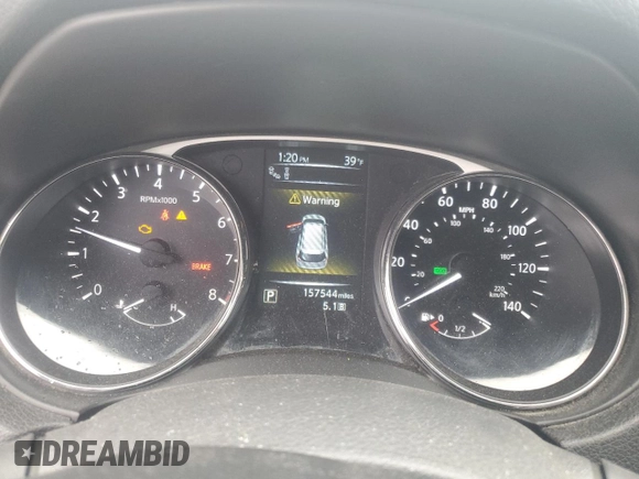 2016 Nissan Rogue SL with VIN 5N1AT2MV2GC830013, listed as a Copart auction lot 51688225 with 157,544 mi miles and Salvage Title. Bid and sale history available at DreamBid. Image 9.