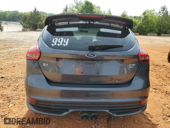 2018 Ford Focus ST with VIN 1FADP3L95JL325533, listed as a Copart auction lot 54334225 with 40,476 mi miles and Salvage Title. Bid and sale history available at carsss.com. Image 6.