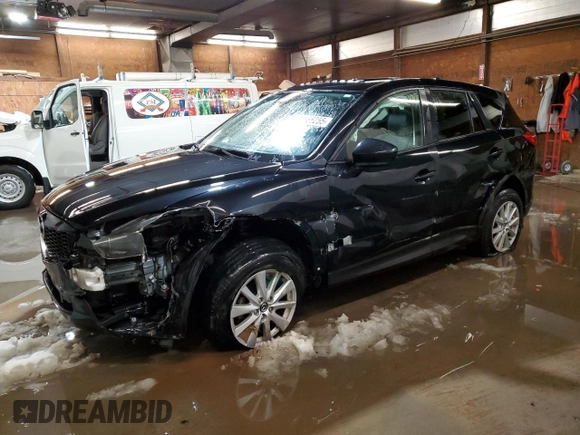 2015 Mazda CX-5 Touring with VIN JM3KE4CY1F0458911, listed as a Copart auction lot 87666255 with 0 mi miles and Salvage Title. Bid and sale history available at carsss.com. Image 1.