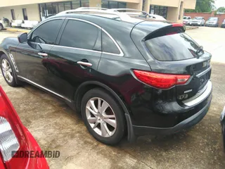 2012 Infiniti FX with VIN JN8AS1MU1CM121512, listed as a IAAI auction lot 42201447 with 285,357 mi miles. Bid and sale history available at carsss.com. Image 3.