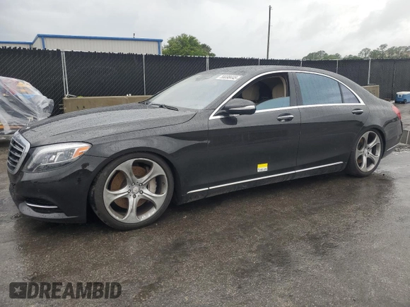 2015 Mercedes-Benz S 550 with VIN WDDUG8CB8FA125426, listed as a Copart auction lot 56698445 with 57,058 mi miles and Clean Title. Bid and sale history available at DreamBid. Image 1.
