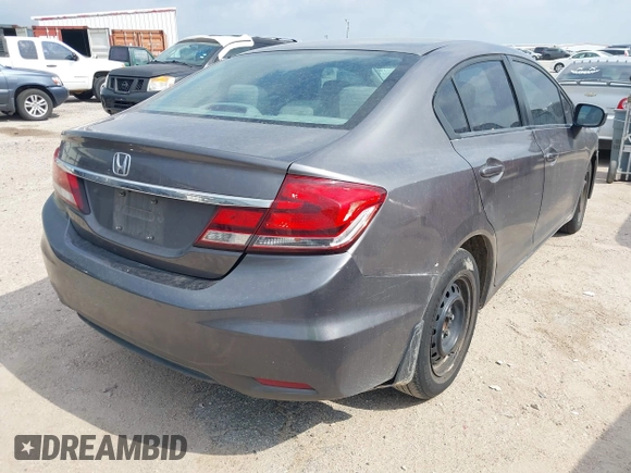 2015 Honda Civic EX-L with VIN 2HGFB2F96FH515127, listed as a IAAI auction lot 42164707 with 206,066 mi miles and . Bid and sale history available at carsss.com. Image 4.