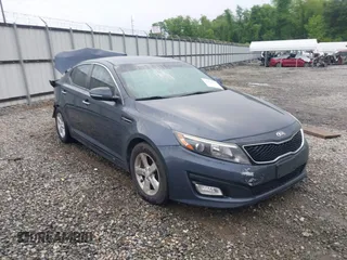 2015 Kia Optima LX z VIN KNAGM4A78F5588728, wystawiony jako IAAI lot #42116653 z przebiegiem 203 145 mil mil oraz . Historia ofert i sprzedaży dostępna na DreamBid. Obrazek 1.