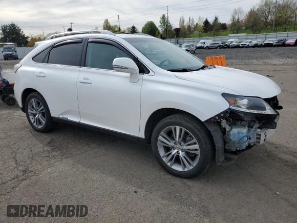 2015 Lexus RX 450h with VIN 2T2BC1BA8FC010328, listed as a Copart auction lot 51187035 with 90,205 mi miles and Salvage Title. Bid and sale history available at DreamBid. Image 4.