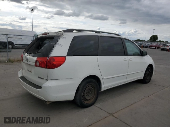 2006 Toyota Sienna CE with VIN 5TDZA23C96S563804, listed as a Copart auction lot 54916745 with 191,218 mi miles and Clean Title. Bid and sale history available at DreamBid. Image 3.