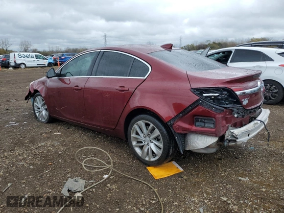 2017 Buick Regal with VIN 2G4GM5EXXH9123615, listed as a Copart auction lot 78610824 with 56,886 mi miles and Salvage Title. Bid and sale history available at carsss.com. Image 2.