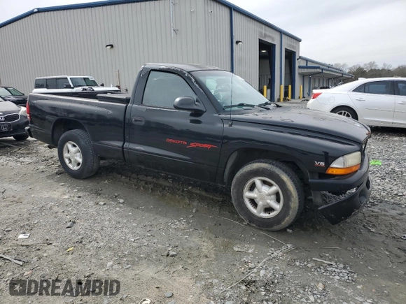 1998 Dodge Dakota SLT with VIN 1B7FL26X4WS700618, listed as a Copart auction lot 44926015 with 253,806 mi miles and Salvage Title. Bid and sale history available at DreamBid. Image 4.