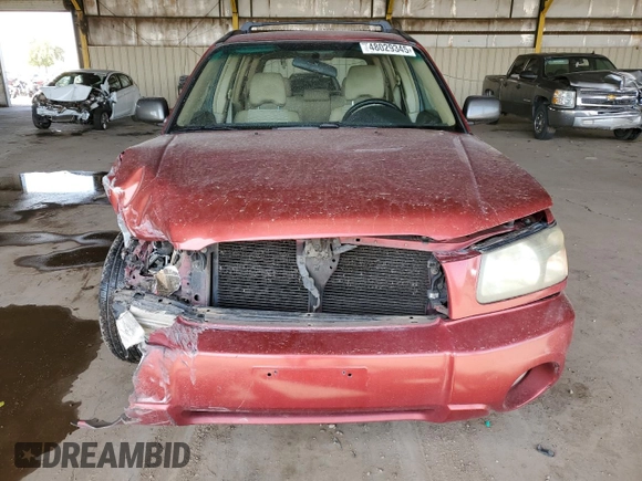 2003 Subaru Forester XS with VIN JF1SG65613H709309, listed as a Copart auction lot 48029345 with 237,050 mi miles and Salvage Title. Bid and sale history available at carsss.com. Image 5.