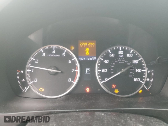 2013 Acura ILX with VIN 19VDE1F36DE012864, listed as a Copart auction lot 49767185 with 184,599 mi miles and Salvage Title. Bid and sale history available at carsss.com. Image 9.