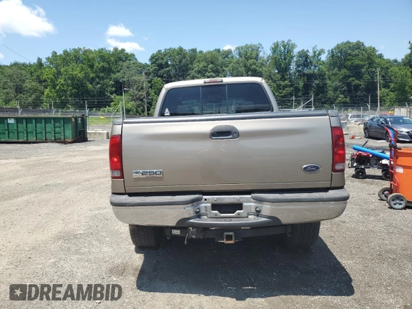 2006 Ford F-250 XL with VIN 1FTSW21P36ED15420, listed as a Copart auction lot 61687825 with 148,147 mi miles and Salvage title. Bid and sale history available at DreamBid. Image 6.