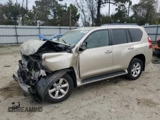 2011 Lexus GX 460 with VIN JTJBM7FX9B5021992, listed as a Copart auction lot 51587885 with 141,677 mi miles and Salvage Title. Bid and sale history available at DreamBid. Image 1.