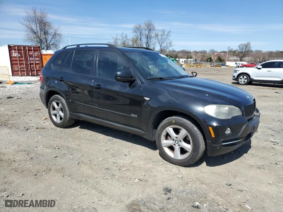 2007 BMW X5 3.0si with VIN 5UXFE435X7L018393, listed as a Copart auction lot 50488315 with 186,962 mi miles and Salvage Title. Bid and sale history available at carsss.com. Image 4.