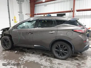 2017 Nissan Murano SL with VIN 5N1AZ2MH5HN181693, listed as a IAAI auction lot 41592637 with 90,770 mi miles. Bid and sale history available at carsss.com. Image 15.