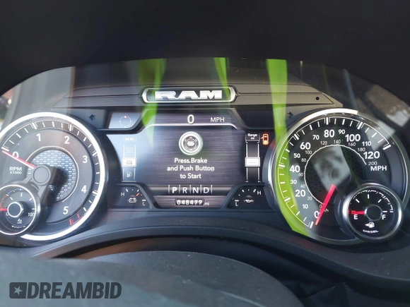 2022 Ram 1500 Big Horn with VIN 1C6RREFM6NN431903, listed as a IAAI auction lot 41377794 with 48,477 mi miles and . Bid and sale history available at DreamBid. Image 7.