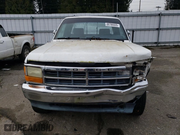 1993 Dodge Dakota with VIN 1B7GG23XXPS129182, listed as a Copart auction lot 88786935 with 176,015 mi miles and Salvage Title. Bid and sale history available at carsss.com. Image 5.