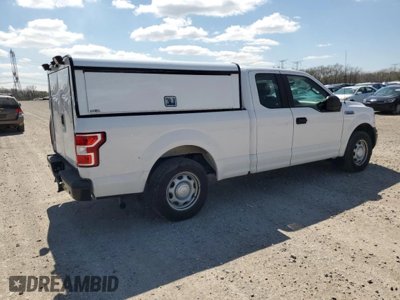 2018 Ford F-150 XL with VIN 1FTEX1CB4JKF62364, listed as a Copart auction lot 50784995 with 185,505 mi miles and Clean Title. Bid and sale history available at carsss.com. Image 3.