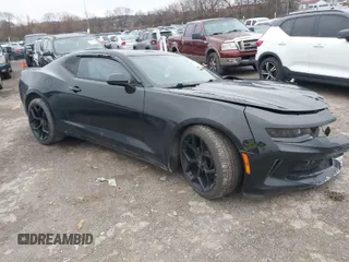 2016 Chevrolet Camaro 1LT with VIN 1G1FB1RS3G0163193, listed as a IAAI auction lot 41728341 with 107,689 mi miles. Bid and sale history available at carsss.com. Image 1.