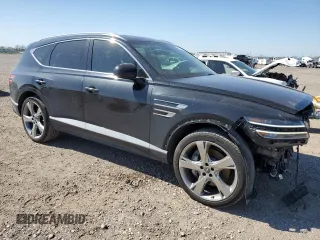2022 Genesis GV80 z VIN KMUHBDSB7NU091218, wystawiony jako Copart lot #48582425 z przebiegiem 32 495 mil mil oraz Szkoda całkowita • Salvage title. Historia ofert i sprzedaży dostępna na DreamBid. Obrazek 4.